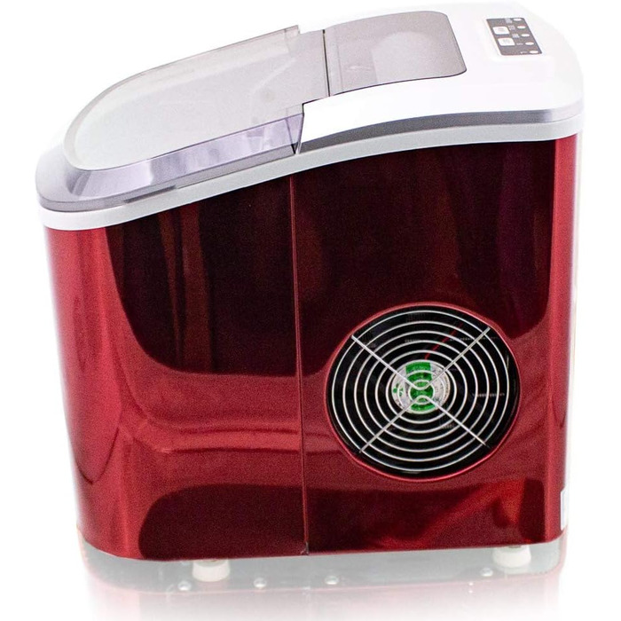 Машина для приготування льоду з нержавіючої сталі, Ice Maker, червона