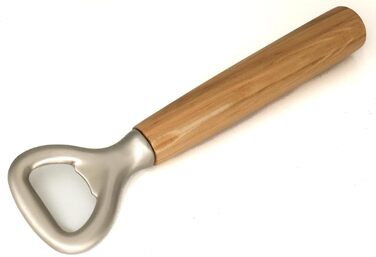 KokosnussEisen® - Premium Bottle Opener/Cap Opener - Wooden Handle Oak Wood - Made in Germany