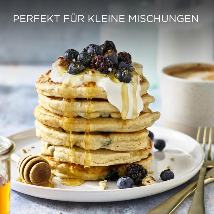 Міксер Kenwood QuickMix+ HMP50.000WH - ручний, 650 Вт, білий, з нержавіючої сталі, для випічки та приготування їжі