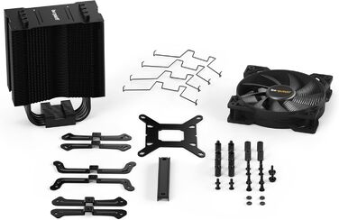 be quiet! Pure Rock 2 Black - кулер для CPU, 150W TDP, 120mm PWM, 4 теплові трубки, асиметричний дизайн