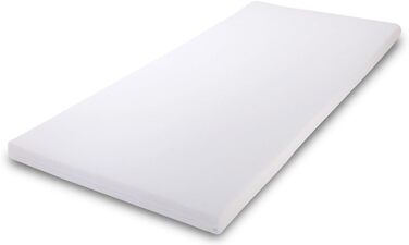 MSS e.K. Soft Mattress Topper with Cover - 80 cm x 200 cm x 5 cm