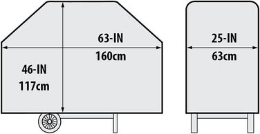 Чохол для гриля Broil King IMPERIAL 490 PRO, нержавіюча сталь, 5x5x5 см, аксесуари для гриля