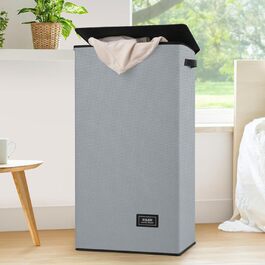 SOLEDI 100L Laundry Basket, Laundry Hamper with Lid and Laundry Bag - Large Laundry Sorter for Bathroom, Bedroom, Laundry Room, Kids' Room