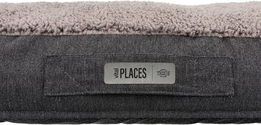 Ортопедична подушка для собак TRIXIE 'Vital Kissen Bendson', овал, 80 x 55 см, сірий колір