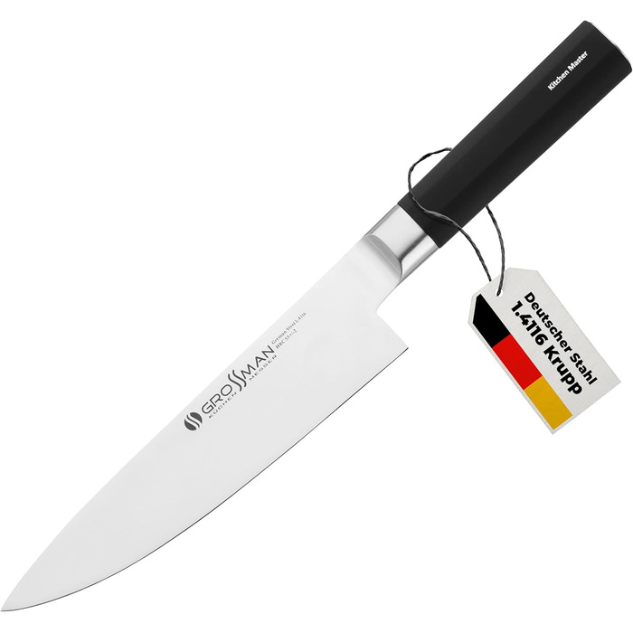 Ніж для суші Grossman 002SH: професійний кухонний ніж з нержавіючої сталі, 33 см, ергономічна ручка