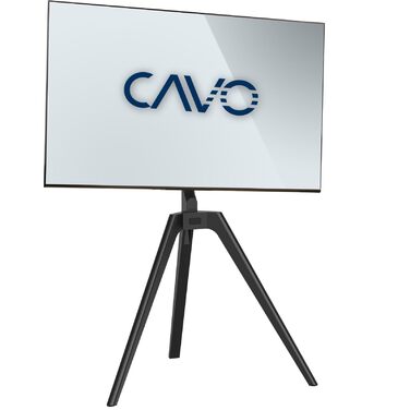 Настінне кріплення для телевізора CAVO Motion 32-70 дюймів, до 45 кг, VESA 400x400, поворотне, чорне