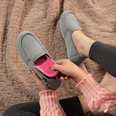 Жіночі капці RockDove з двокольоровим дизайном, знімною устілкою, сірі та рожеві, 39 EU