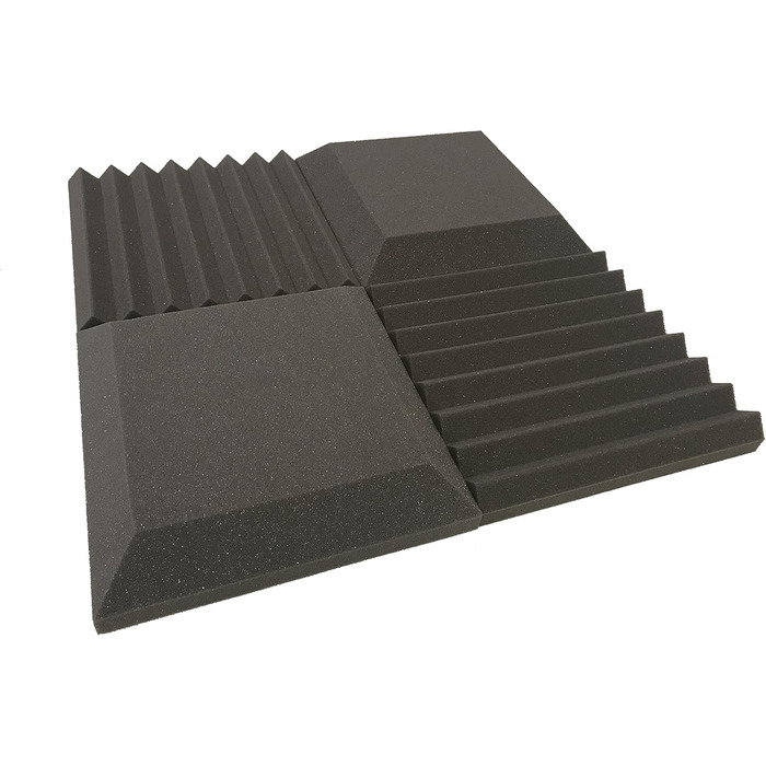 Акустичні шумопоглинаючі панелі Studio-Dämmplatten від Advanced Acoustics, пінополіуретан, 30.5 см, NRC 0.80 (1.48 кв.м), 16 шт.