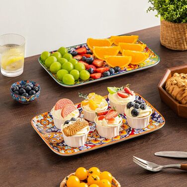 Набір сервіровочних тарілок Vancasso Simi, 4 шт., 30,8 x 19 x 2,4 см