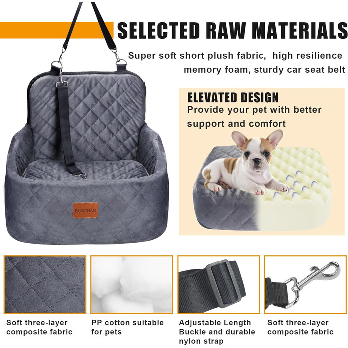 Транспортна переноска для тварин (собаки, коти) – чорно-сіра, з неслизьким дном та знімним чохлом