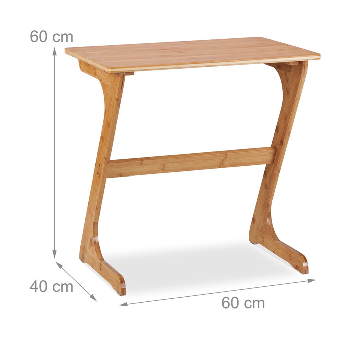 Relaxdays Bamboo Laptop Table