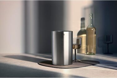 WMF Clever&More Sparkling Wine Cooler Stainless Steel 19.5 cm, Bottle Cooler Double-Walled, Keeps Longer Cool, Sparkling Wine Cooler, Wine Cooler, Ice Cube Container, Matte Finish