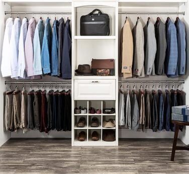 Дерев'яні вішалки для одягу – набір 6 шт. – міцні вішалки з широкими плечима, 6,3 см вигин для піджаків та костюмів, вішалки для штанів з висувним перекладином