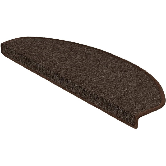 Casa Pura London Stair Treads - Non-Slip Indoor Stair Mats - 15-Piece Set or Individual - Dark Brown