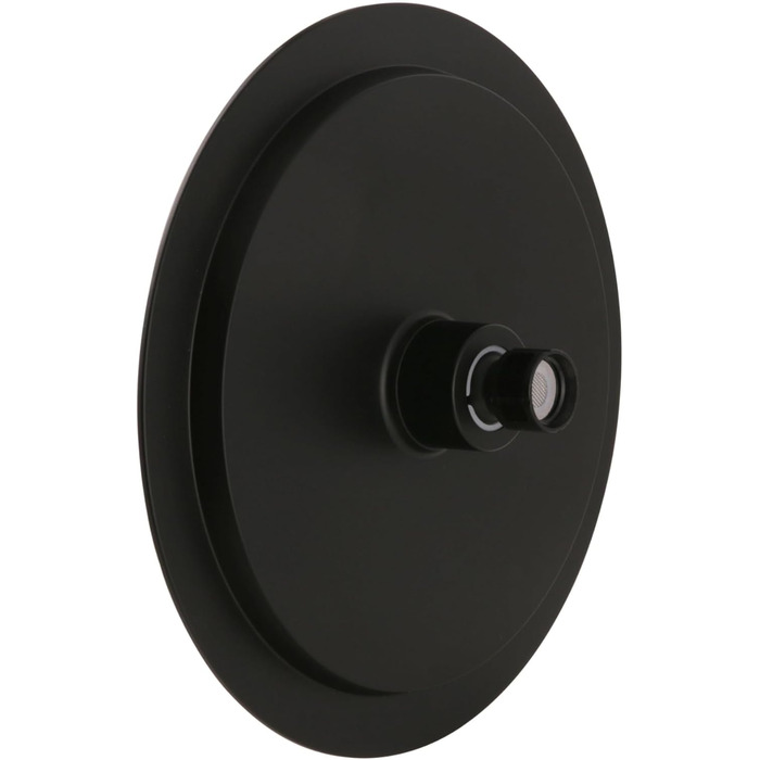 aquaSu® Shower Set Acana | Black | Showerhead: 3 spray patterns, pattern change via button & 12 cm spray plate | 150 cm metal shower hose | 60 cm shower rod | slider | anti-limescale nozzles | 72288 9 (Black - Bacila - Showerhead 24 Cm)