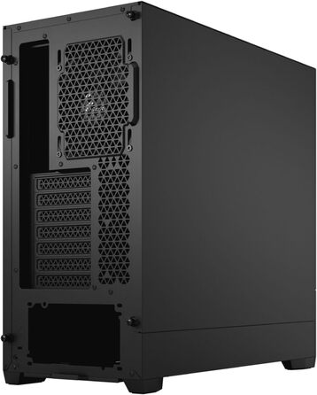 Корпус для ПК Fractal Design Pop Black з темним склом, сітчаста передня панель Honeycomb Mesh, три вентилятори Aspect 12, Mid Tower для ігор, ATX, чорний