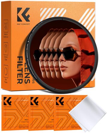 Фільтр K&F CONCEPT 77mm Mirage Pentaprism з оптичного скла, Nano-B серія | Ефект призма для об'єктива камери