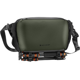 Сумка для камери K&F Concept, велика фотосумка для Canon/Nikon/Sony/DJI Mavic, чорний/темно-зелений (L)