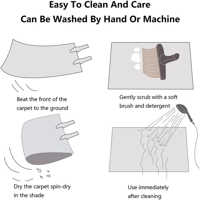 Шкіряний килим Hochflor 120x160 см - пухнастий, сучасний, для вітальні та спальні, темно-сірий (прямокутний)