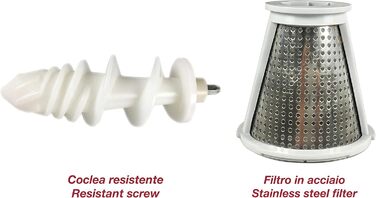 М'ясорубка електрична BEPER P102ROB200 з нержавіючої сталі 1200 Вт + Томатотерка (300 Вт)