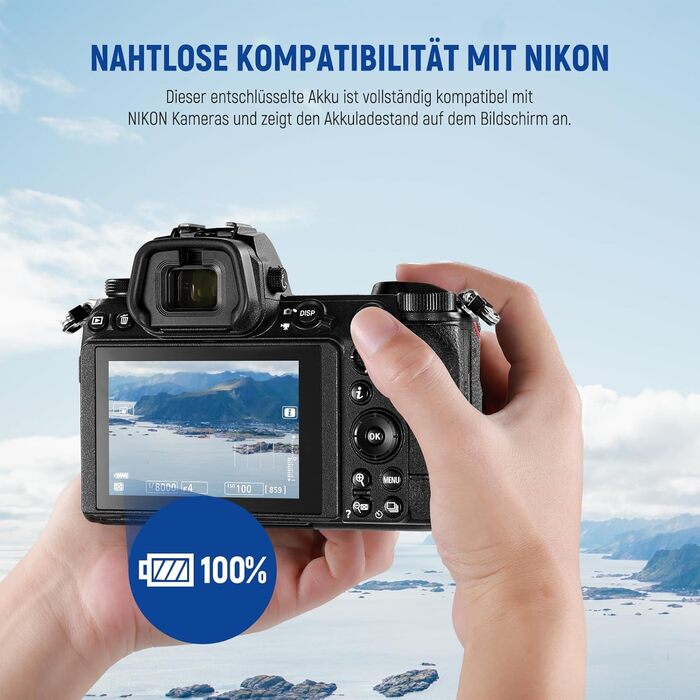 Акумулятор NEEWER 2280mAh (2 шт.) з USB-зарядним пристроєм, сумісний з Sony ZV-E10II, A9III, A7CII, ZV-E1, A7III, A7IV, FX3, FX30, A6700, A1, A7C, A7CR, A7RIV, A7RV, A7SIII, A9II (EN-EL15c)