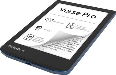 Електронна книга PocketBook Verse Pro 16 ГБ, 6 дюймів, чорна