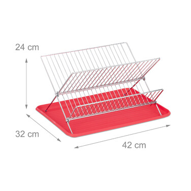 Relaxdays Dish Drainer with Catch Basin