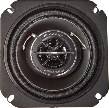 Автомобільні коаксіальні динаміки Pioneer TS-1002I 10 см, 2-смугові, 120Вт, з решіткою, потужний звук, висока чутливість, глибина монтажу 43 мм, набір з 2 штук