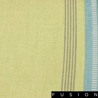 Комплект постільної білизни Fusion: простирадло та 2 наволочки, Super King, зелений, 52% поліестер / 48% бавовна