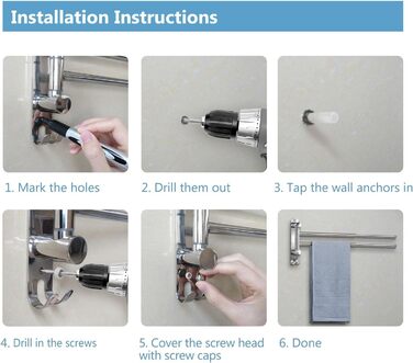 Кріплення для рушників JSVER поворотне на 180°, з нержавіючої сталі 304, 3 висувні ручки до 50 см, для кухні, ванної кімнати, гардеробу (срібло)