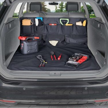 Захист вантажного простору Walser, універсальний захист бампера для собак, килимок у багажник для собак, захист бампера багажника універсальний, захист країв багажника, килимок для захисту бампера для собак 80x64см (покриття багажника)