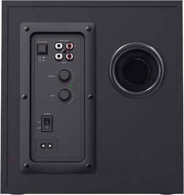 Trust Gaming GXT 38 2.1 Ігрова Акустична Система з Сабвуфером (для смартфона/ПК/планшета, 120 Вт), Чорний/Червоний