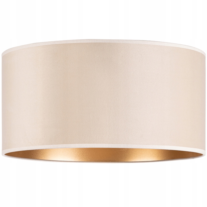 Підлоговий торшер Tornado, велюр, бежево-золотий, 152 см, E27