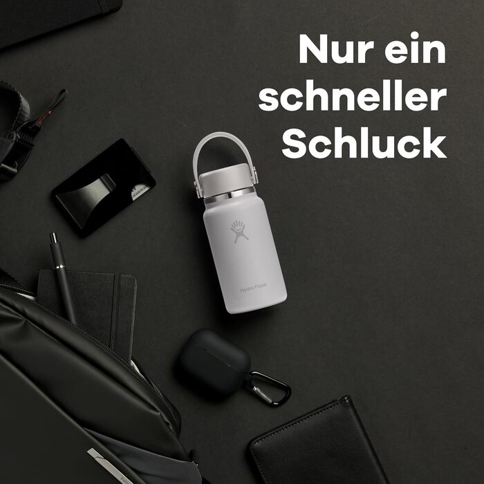 Термос Hydro Flask Micro 200 мл - ізольована пляшка, не протікає, зберігає напої холодними/гарячими до 7 годин, компактний, міцний, колір Birch