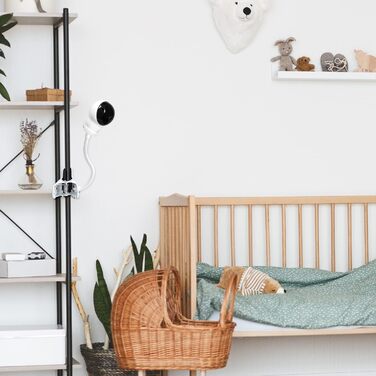 Кріплення для камери немовляти eufy Security SpaceView, 360° гнучке кріплення для дитячої камери, сумісне з SpaceView S/Pro Babyfon