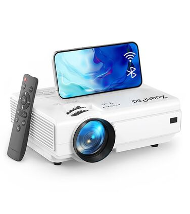 Міні проектор XuanPad A-17000L: WiFi, Bluetooth, HD 1080P, для домашнього кінотеатру, сумісний з TV Stick, HDMI, USB, AV, Laptop, iPhone, Android