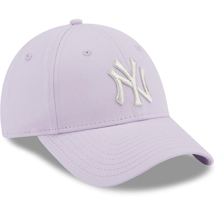 Шапка New Era New York Yankees з помпоном для жінок (один розмір, фіолетовий)