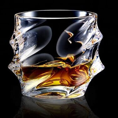 Набір віскі 5 предметів: графин 750 мл та 4 келихи 330 мл. Ідеальний подарунок на день народження та День батька. Безпечний, без свинцю, BPA-Free.