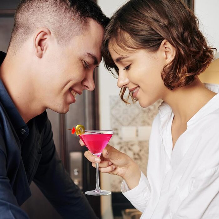 Набір з 6 келихів для мартіні, 160 мл, келихи для Cosmopolitan, набір келихів для вечірок та дому