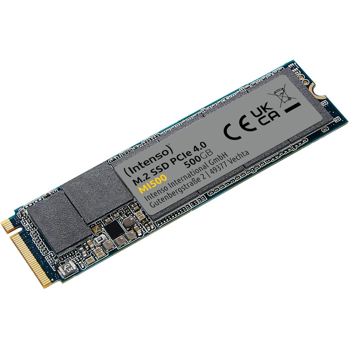 SSD накопичувач Intenso MI500 500GB M.2 PCIe NVMe 1.3 (2100 MB/s)