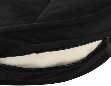 Диван для собак VidaXL, чорний, 48x48x32 см, плюш, штучна шкіра