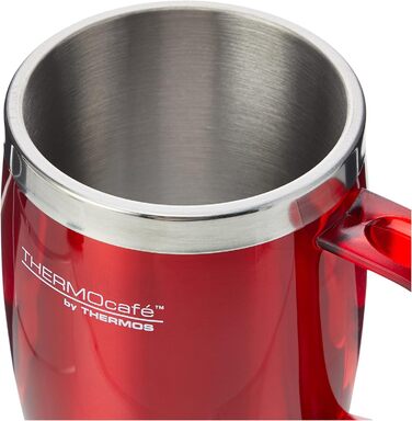 Термос ThermoCafé Transluzente Schreibtischbecher, червоний, 450 мл - 1 шт.