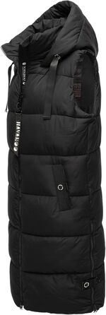 Жіноча степна жилетка Navahoo з капюшоном, без рукавів, чорна. Outdoor жилетка з капюшоном, утеплена, B942 L