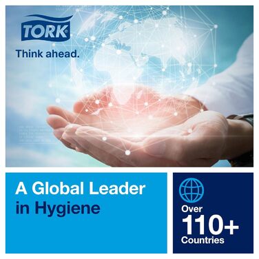 Tork Matic Dispenser for Roll Towels White H1, Refill Indicator, Elevation Design, 551000