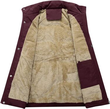 Чоловіча термо-кофта KEFITEVD для полювання та роботи, без рукавів, тепла, червона (L)