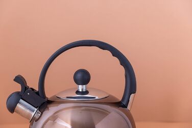 Чайник La Cafetière з нержавіючої сталі, ефект міді, 1.3 л, коричневий