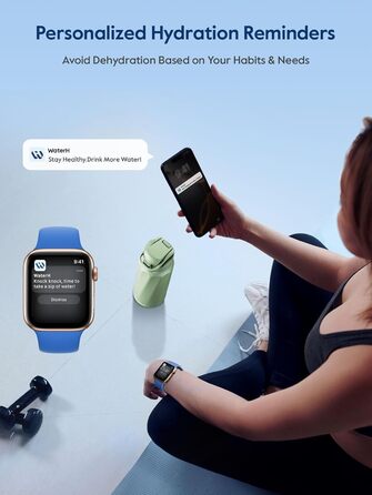 Розумна пляшка для води WATERH Boost з нагадуванням та трекером, 946 мл, нержавіюча сталь, зелена