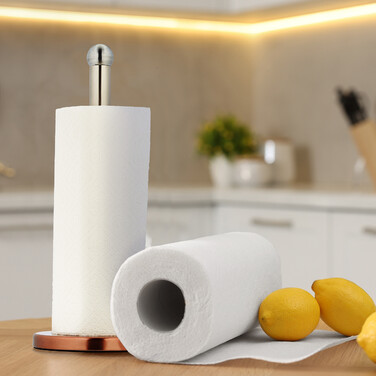 Relaxdays Standing Kitchen Roll Holder