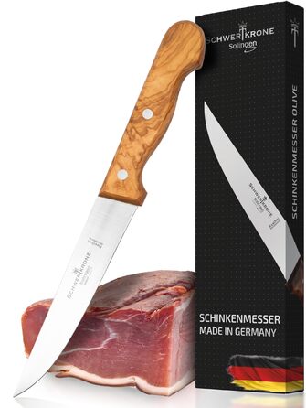 Ніж кухарський Schwertkrone Chefmesser з ручкою з горіхового дерева, 15 см, Made in Germany