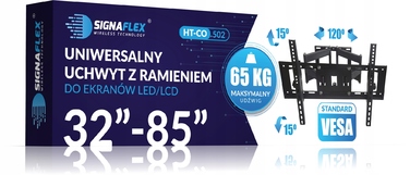Кронштейн для телевізора Electric, підходить для діагоналей 32-85 дюймів